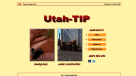 What Utah-tip.com website looked like in 2022 (1 year ago)