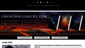 What Unknowncountry.com website looked like in 2022 (1 year ago)