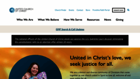 What Ucc.org website looked like in 2022 (1 year ago)