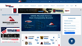 What Uhsaa.org website looked like in 2022 (1 year ago)
