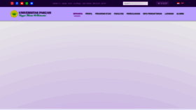 What Unpak.ac.id website looked like in 2022 (3 years ago)