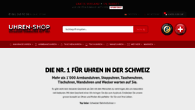 What Uhren-shop.ch website looked like in 2022 (1 year ago)