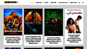 What Uhdmovies.pro website looked like in 2022 (1 year ago)