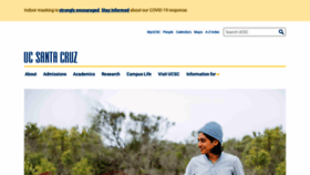 What Ucsc.edu website looked like in 2022 (1 year ago)