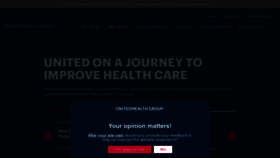 What Unitedhealthgroup.com website looked like in 2022 (1 year ago)
