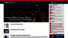 What Usmc-mccs.org website looked like in 2022 (1 year ago)