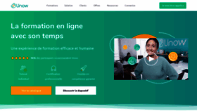What Unow.fr website looked like in 2022 (2 years ago)
