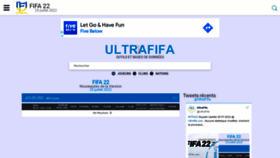 What Ultrafifa.com website looked like in 2022 (1 year ago)