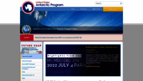 What Usap.gov website looked like in 2022 (1 year ago)