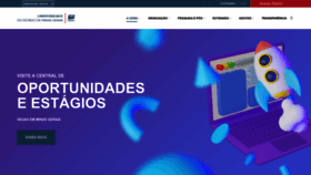 What Uemg.br website looked like in 2022 (1 year ago)