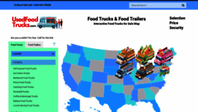 What Usedfoodtrucks.com website looked like in 2022 (1 year ago)