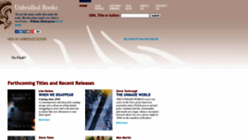 What Unbridledbooks.com website looked like in 2022 (1 year ago)