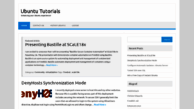 What Ubuntu-tutorials.com website looked like in 2022 (1 year ago)