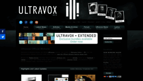 What Ultravox.org.uk website looked like in 2022 (3 years ago)