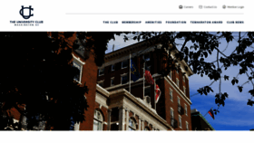 What Universityclubdc.com website looked like in 2022 (2 years ago)