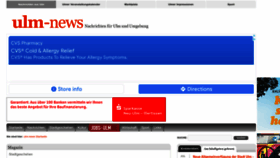 What Ulm-news.de website looked like in 2022 (3 years ago)