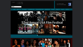 What Usafilmfestival.com website looked like in 2022 (1 year ago)