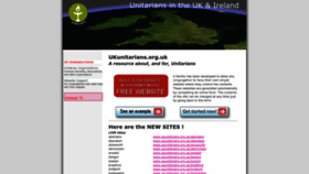 What Ukunitarians.org.uk website looked like in 2022 (1 year ago)