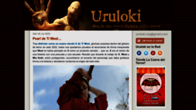 What Uruloki.org website looked like in 2022 (1 year ago)