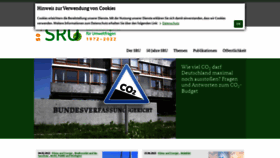 What Umweltrat.de website looked like in 2022 (1 year ago)