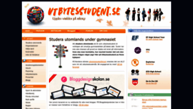 What Utbytesstudent.se website looked like in 2022 (3 years ago)