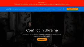 What Unicef.org.nz website looked like in 2022 (1 year ago)