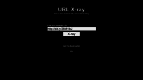 What Urlxray.com website looked like in 2022 (1 year ago)