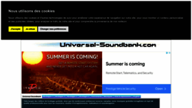 What Universal-soundbank.com website looked like in 2022 (1 year ago)