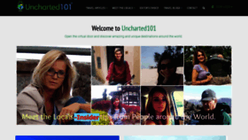 What Uncharted101.com website looked like in 2022 (1 year ago)