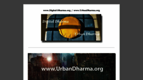 What Urbandharma.org website looked like in 2022 (1 year ago)
