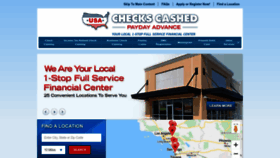 What Usacheckcashingstore.com website looked like in 2022 (1 year ago)