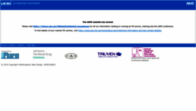 What Ukmi.nhs.uk website looked like in 2022 (1 year ago)