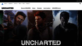 What Unchartedthegame.com website looked like in 2022 (1 year ago)