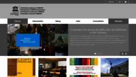 What Unesco.ch website looked like in 2022 (1 year ago)