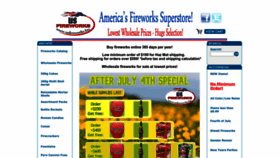 What Usfireworks.biz website looked like in 2022 (1 year ago)