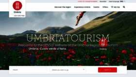 What Umbriatourism.it website looked like in 2022 (1 year ago)
