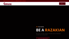 What Unirazak.edu.my website looked like in 2022 (1 year ago)