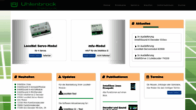 What Uhlenbrock.de website looked like in 2022 (4 years ago)