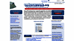 What Undercurrent.org website looked like in 2022 (1 year ago)