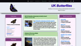 What Ukbutterflies.co.uk website looked like in 2022 (1 year ago)