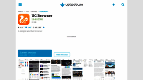 What Uc-browser.en.uptodown.com website looked like in 2022 (1 year ago)