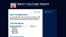 What Unblockerproxy.info website looked like in 2022 (1 year ago)