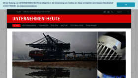What Unternehmen-heute.de website looked like in 2022 (1 year ago)