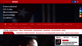 What Us-cubanormalization.org website looked like in 2022 (1 year ago)