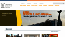 What Usach.cl website looked like in 2022 (1 year ago)