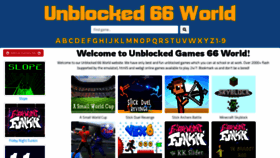 What Unblocked66world.com website looked like in 2022 (1 year ago)