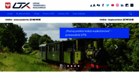 What Utk.gov.pl website looked like in 2022 (3 years ago)