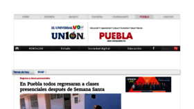 What Unionpuebla.mx website looked like in 2022 (1 year ago)