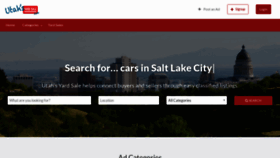 What Utahsyardsale.com website looked like in 2022 (1 year ago)