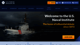 What Usni.org website looked like in 2022 (1 year ago)
